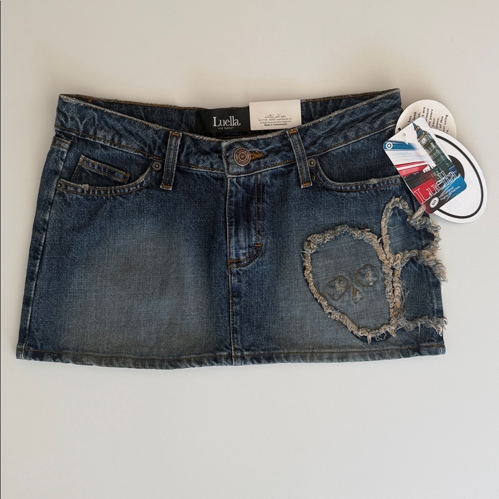 Y2K Luella Bartley X Target denim mini skirt